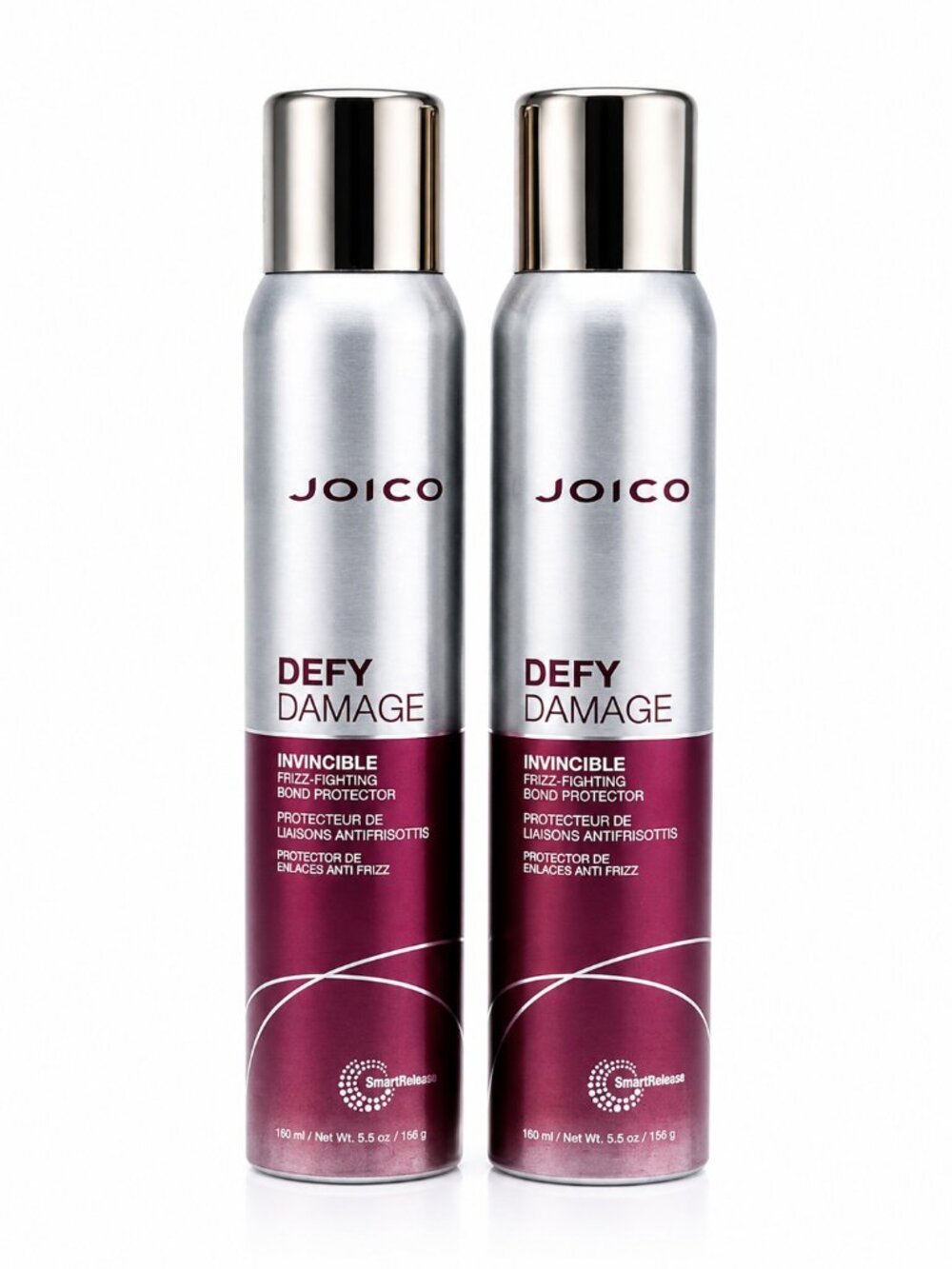 JOICO Defy Damage Invincible Frizz-Fighting Bond Protector Spray, 5.5 oz(2 PACK)